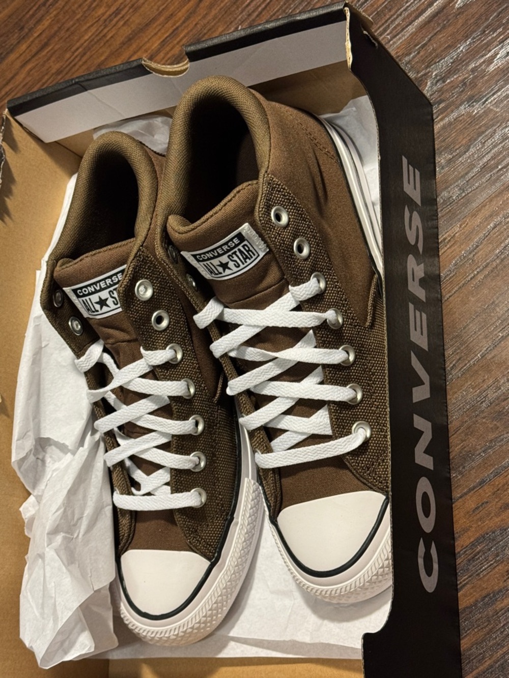 Converse NEW Brown Canvas Low Top Sneakers, 2 Sizes Available Men’s Sz 9 & 10 - Picture 9 of 11